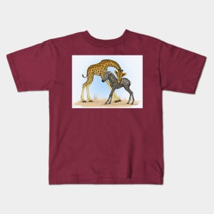 Giraffe and Zebra Kids T-Shirt